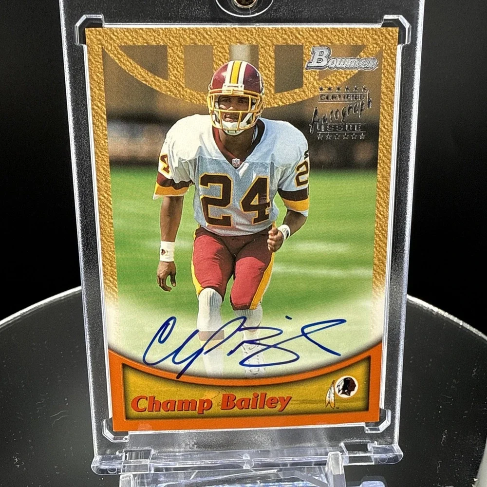 1999 Bowman - Autographs Champ Bailey #A9 (AU, RC)